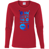 Bible Verse Ladies' Cotton Long Sleeve T-Shirt - "Psalm 61-2" Design 9 - Meditate Healing Christian Store