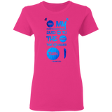 Bible Verses Ladies' 5.3 oz. T-Shirt - "Psalm 61:2" Design 9 - Meditate Healing Christian Store