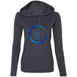 Bible Verse Ladies' Long Sleeve T-Shirt Hoodie - "Psalm 61:2" Design 15 - Meditate Healing Christian Store