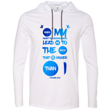 Bible Verse Men Long Sleeve T-Shirt Hoodie - "Psalm 61:2" Design 9 - Meditate Healing Christian Store
