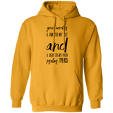 Bible Verse Men G185 Pullover Hoodie 8 oz. - Your Word Is Light To My Path ~Psalm 119:105~ Design 9