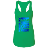 Bible Verses Ladies Ideal Racerback Tank - "Psalm 61:2" Design 20 - Meditate Healing Christian Store