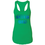 Bible Verses Ladies Ideal Racerback Tank - "Psalm 61:2" Design 4 - Meditate Healing Christian Store