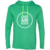 Bible Verse Men Long Sleeve T-Shirt Hoodie - "Psalm 119:105" Design 8 (White Font) - Meditate Healing Christian Store