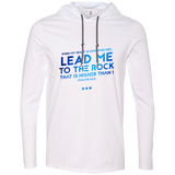 Bible Verse Men Long Sleeve T-Shirt Hoodie - "Psalm 61:2" Design 12 - Meditate Healing Christian Store