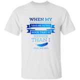 Bible Verse Men 5.3 oz. T-Shirt - "Psalm 61:2" Design 13 - Meditate Healing Christian Store