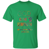 Bible Verse Men 5.3 oz. T-Shirt - "Psalm 73:26" Design 15 - Meditate Healing Christian Store