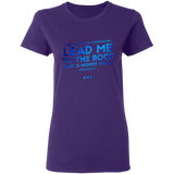Bible Verses Ladies' 5.3 oz. T-Shirt - "Psalms 61:2" Design 12 - Meditate Healing Christian Store