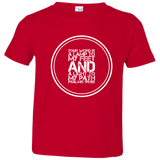 Bible Verse Toddler Jersey T-Shirt - "Psalm 119:105" Design 8 (White Font) - Meditate Healing Christian Store