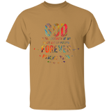 Bible Verse Men 5.3 oz. T-Shirt - "Psalm 73:26" Design 1 - Meditate Healing Christian Store