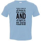 MeditateHealing.com | Bible Verse Toddler Jersey T-Shirt