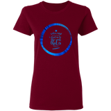 Bible Verses Ladies' 5.3 oz. T-Shirt - "Psalm 61:2" Design 15 - Meditate Healing Christian Store