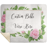 MeditateHealing.com | Bible Verses Premium Sherpa Mink Blanket