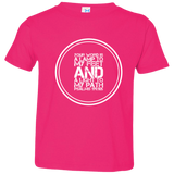 Bible Verse Toddler Jersey T-Shirt - "Psalm 119:105" Design 8 (White Font) - Meditate Healing Christian Store