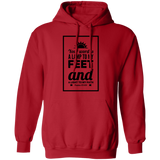 Bible Verse Men G185 Pullover Hoodie 8 oz. - Your Word Is Light To My Path ~Psalm 119:105~ Design 2
