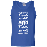 MeditateHealing.com | Bible Verse Men 100% Cotton Tank Top