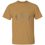 Bible Verse Men 5.3 oz. T-Shirt - "Psalm 61:2" Design 10 - Meditate Healing Christian Store