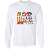 Bible Verse Long Sleeve Ultra Cotton T-Shirt - "Psalm 73:26" Design 3 - Meditate Healing Christian Store