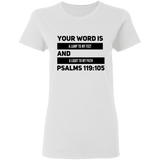 MeditateHealing.com | Bible Verse Ladies' T-Shirt