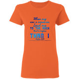 Bible Verses Ladies' 5.3 oz. T-Shirt - "Psalm 61:2" Design 6 - Meditate Healing Christian Store