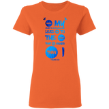 Bible Verses Ladies' 5.3 oz. T-Shirt - "Psalm 61:2" Design 9 - Meditate Healing Christian Store