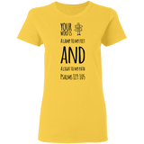 MeditateHealing.com | Bible Verse Ladies' T-Shirt