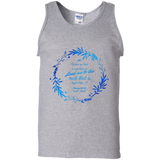 Bible Verse Men 100% Cotton Tank Top - "Psalm 61:2" Design 19 - Meditate Healing Christian Store