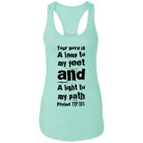 MeditateHealing.com | Bible Verses Ladies Ideal Racerback Tank