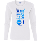 MeditateHealing.com | Bible Verse Ladies' Cotton Long Sleeve T-Shirt