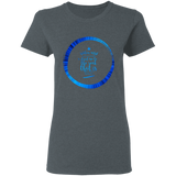 Bible Verses Ladies' 5.3 oz. T-Shirt - "Psalm 61:2" Design 15 - Meditate Healing Christian Store
