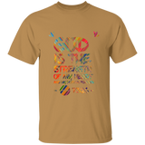 Bible Verse Men 5.3 oz. T-Shirt - "Psalm 73:26" Design 7 - Meditate Healing Christian Store