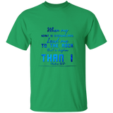 Bible Verse Men 5.3 oz. T-Shirt - "Psalm 61:2" Design 6 - Meditate Healing Christian Store