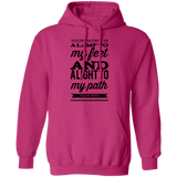 Bible Verse Men G185 Pullover Hoodie 8 oz. - Your Word Is Light To My Path ~Psalm 119:105~ Design 15