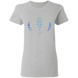 Bible Verses Ladies' 5.3 oz. T-Shirt - "Psalms 61:2" Design 10 - Meditate Healing Christian Store
