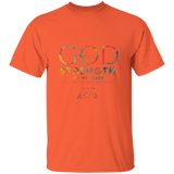 Bible Verse Men 5.3 oz. T-Shirt - "Psalm 73:26" Design 17 - Meditate Healing Christian Store