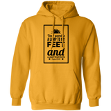 Bible Verse Men G185 Pullover Hoodie 8 oz. - Your Word Is Light To My Path ~Psalm 119:105~ Design 2