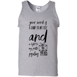 MeditateHealing.com | Bible Verse Men 100% Cotton Tank Top