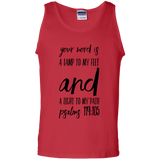 MeditateHealing.com | Bible Verse Men 100% Cotton Tank Top