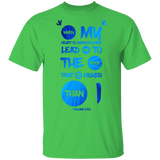 Bible Verse Men 5.3 oz. T-Shirt - "Psalm 61:2" Design 9 - Meditate Healing Christian Store