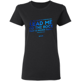 Bible Verses Ladies' 5.3 oz. T-Shirt - "Psalms 61:2" Design 12 - Meditate Healing Christian Store