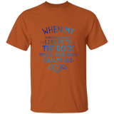 Bible Verse Men 5.3 oz. T-Shirt - "Psalm 61:2" Design 17 - Meditate Healing Christian Store