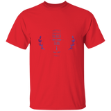 Bible Verse Men 5.3 oz. T-Shirt - "Psalm 61:2" Design 10 - Meditate Healing Christian Store