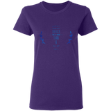 Bible Verses Ladies' 5.3 oz. T-Shirt - "Psalms 61:2" Design 10 - Meditate Healing Christian Store