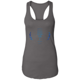 Bible Verses Ladies Ideal Racerback Tank - "Psalm 61:2" Design 10 - Meditate Healing Christian Store