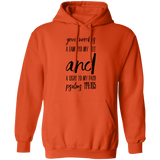 Bible Verse Men G185 Pullover Hoodie 8 oz. - Your Word Is Light To My Path ~Psalm 119:105~ Design 9