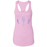 MeditateHealing.com | Bible Verses Ladies Ideal Racerback Tank