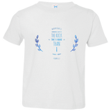 Bible Verse Toddler Jersey T-Shirt - "Psalms 61:2" Design 10 - Meditate Healing Christian Store