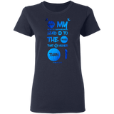 Bible Verses Ladies' 5.3 oz. T-Shirt - "Psalm 61:2" Design 9 - Meditate Healing Christian Store