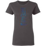 Bible Verses Ladies' 5.3 oz. T-Shirt - "Psalm 61:2" Design 2 - Meditate Healing Christian Store