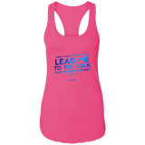 Bible Verses Ladies Ideal Racerback Tank - "Psalm 61:2" Design 12 - Meditate Healing Christian Store